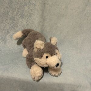 Jellycat Gray and Cream Husky Plush
LITTLE HUDSON HUSKY 🐕